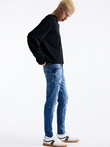 Pull&Bear Slimfit Jeans in Blau