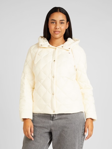 Tommy Hilfiger Curve Vinterjacka 'Classic' i beige: framsida