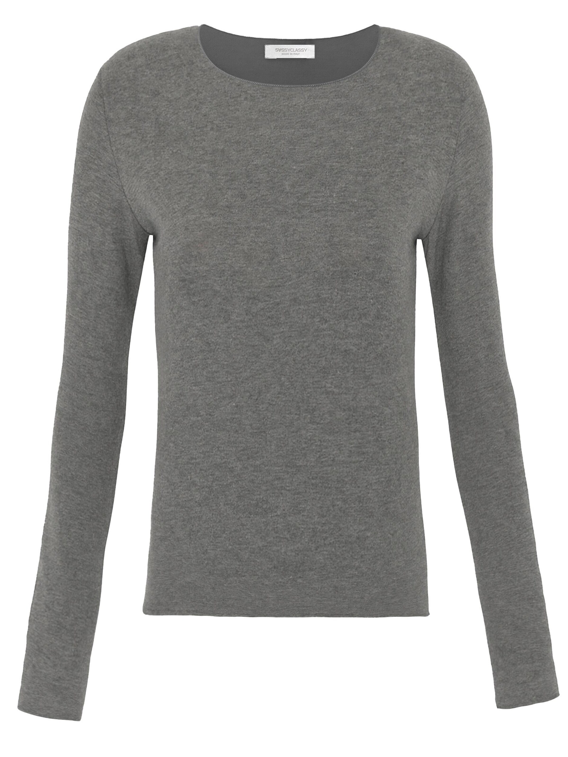 SASSYCLASSY T-shirt i grå: framsida