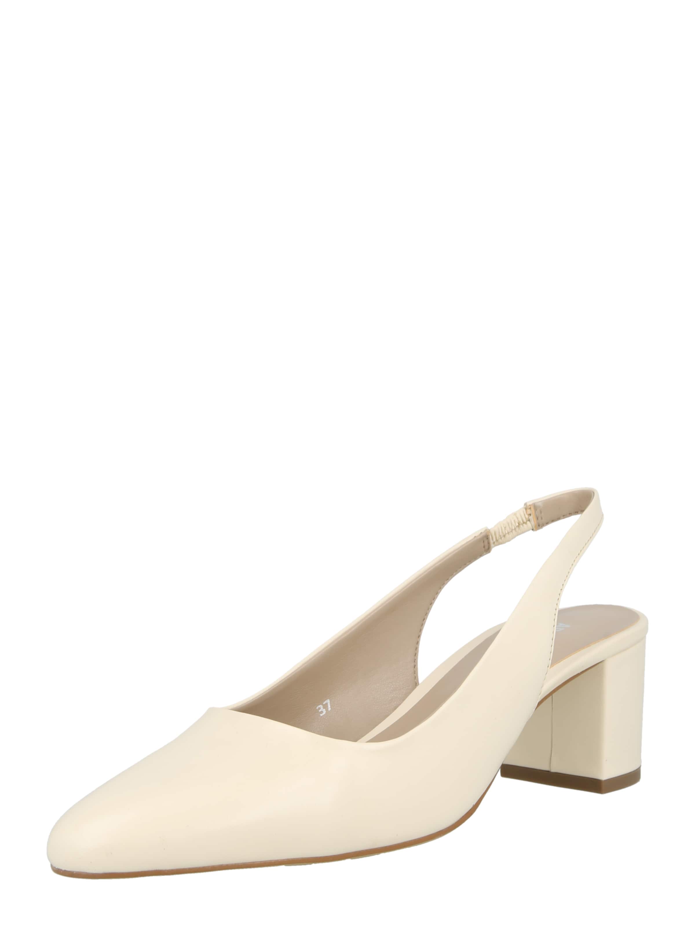 ABOUT YOU Lahtise kannaosaga kontsakingad 'Aurelia', värv valge: eest vaates