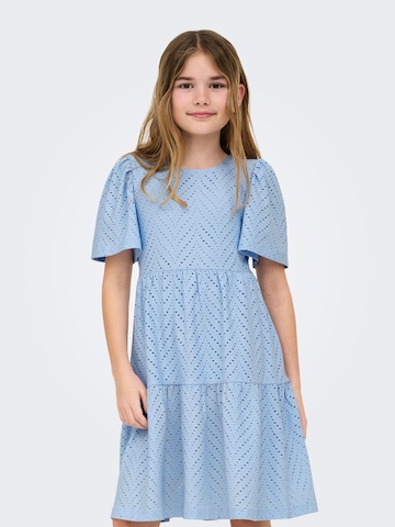 ONLY GIRLS Jurk 'KOGCarla Cathinka' in Blauw: voorkant