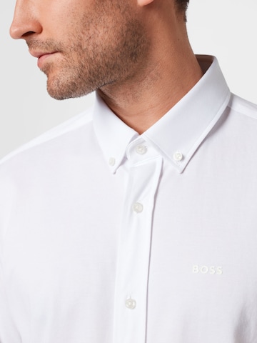 BOSS Black - Regular Fit Camisa 'Joe' em branco