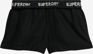 Pantalon Superdry en noir : devant