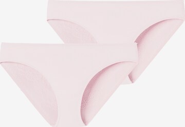 Slip ' Invisible Lace ' SCHIESSER en rose : devant