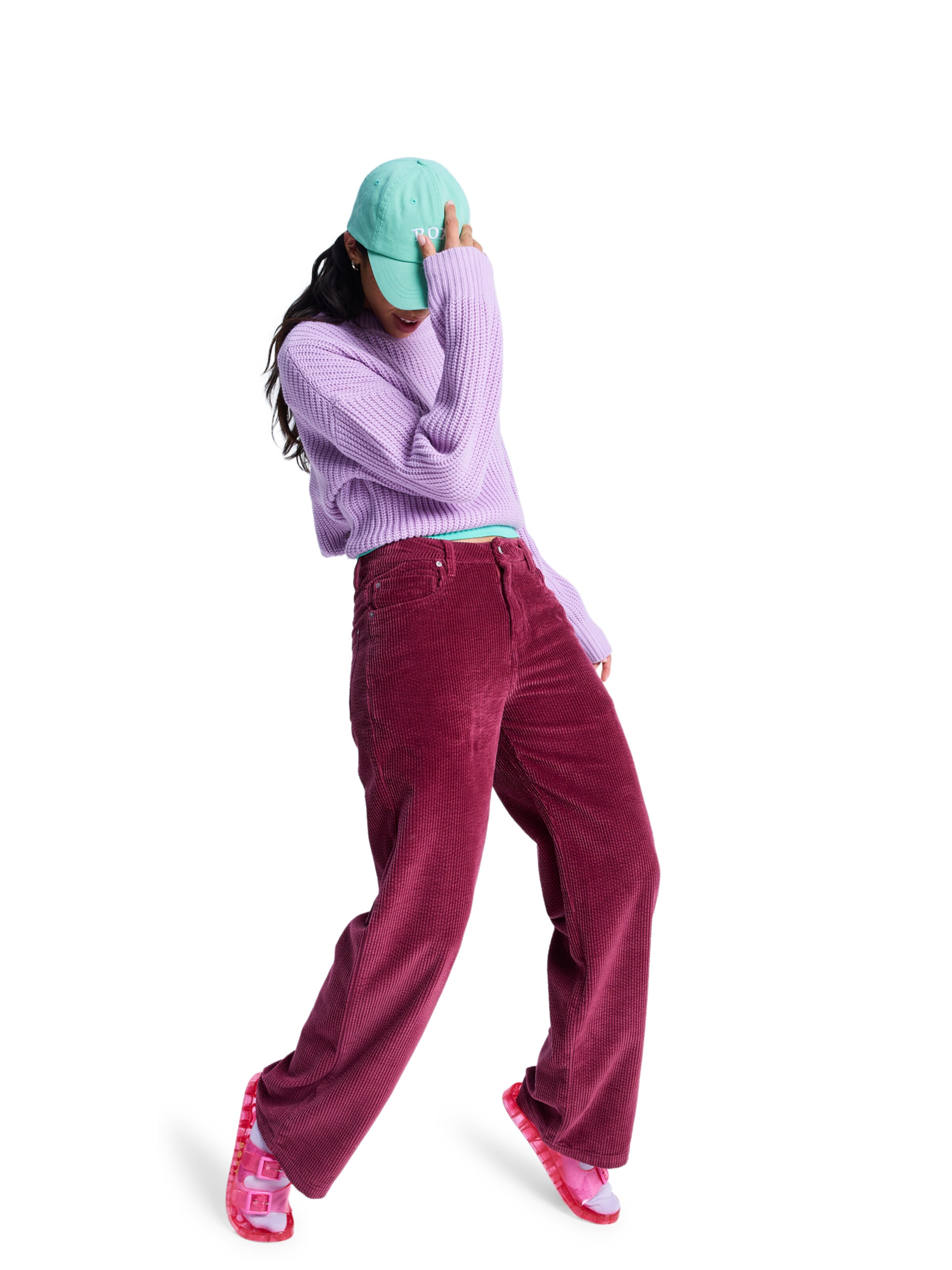 ROXY Wide Leg Hose 'Dawn Patrol' in Rot