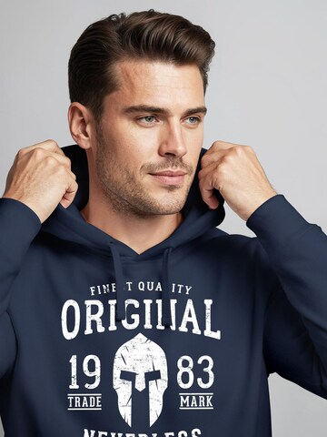 Neverless Sweatshirt 'Gladiator' in Blue