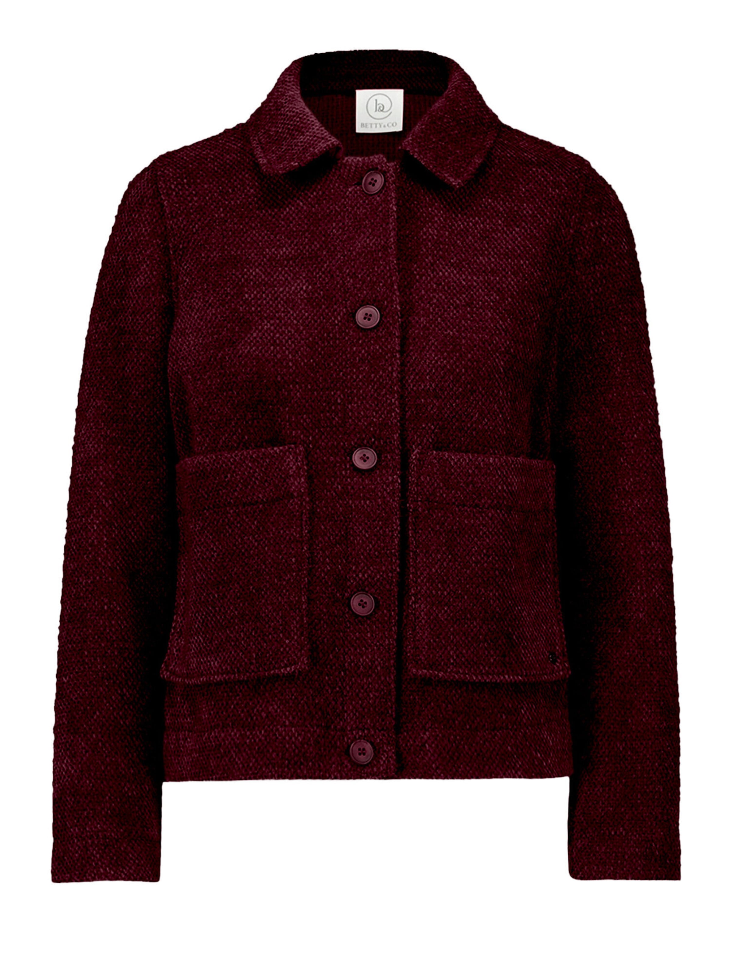 Veste mi-saison Betty & Co en marron : devant