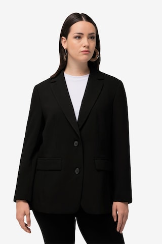 Blazer Ulla Popken en noir : devant