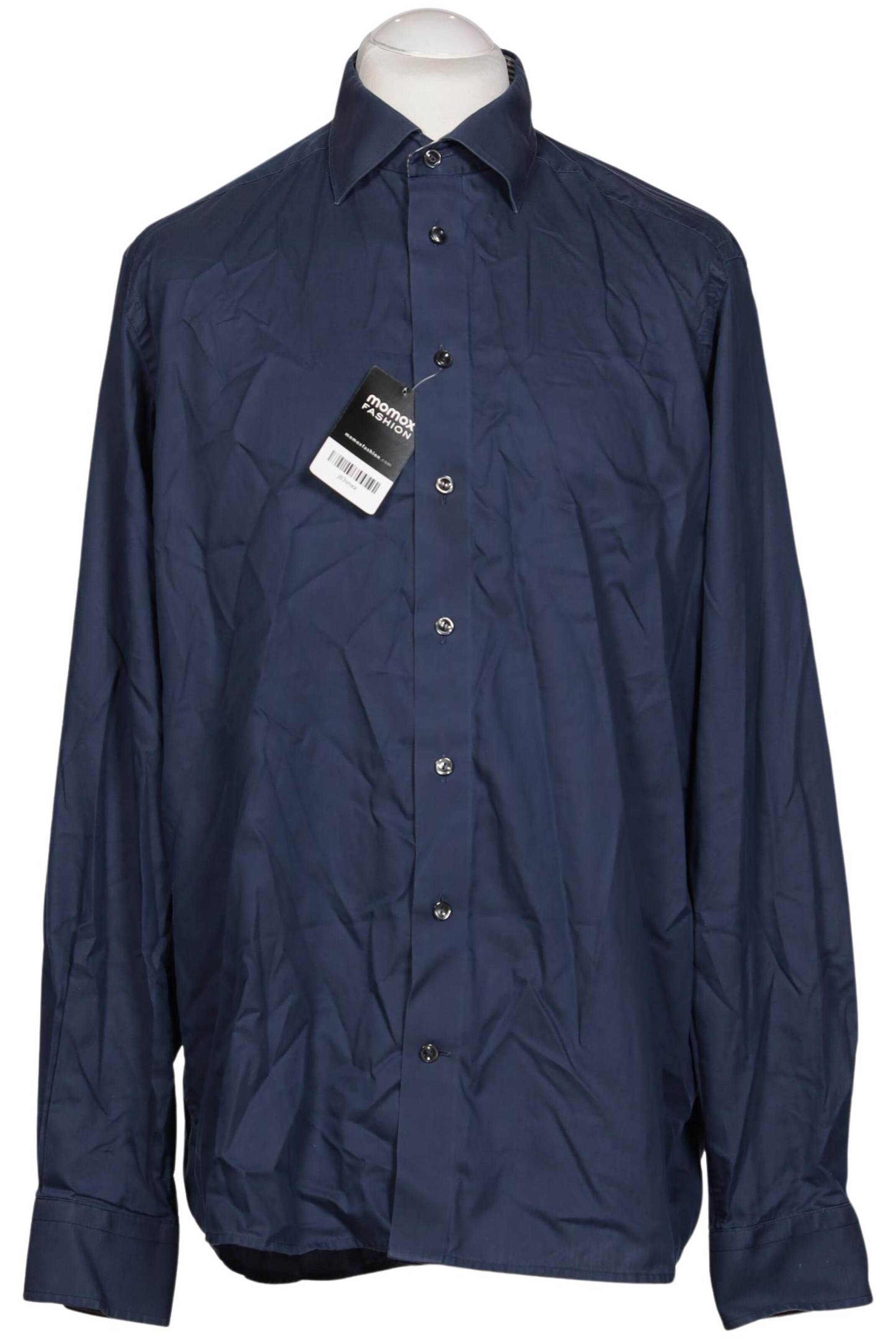 ETON Button Up Shirt in XL in Blue: front