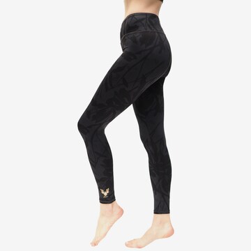 Kismet Yogastyle Skinny Workout Pants 'Ganga' in Grey