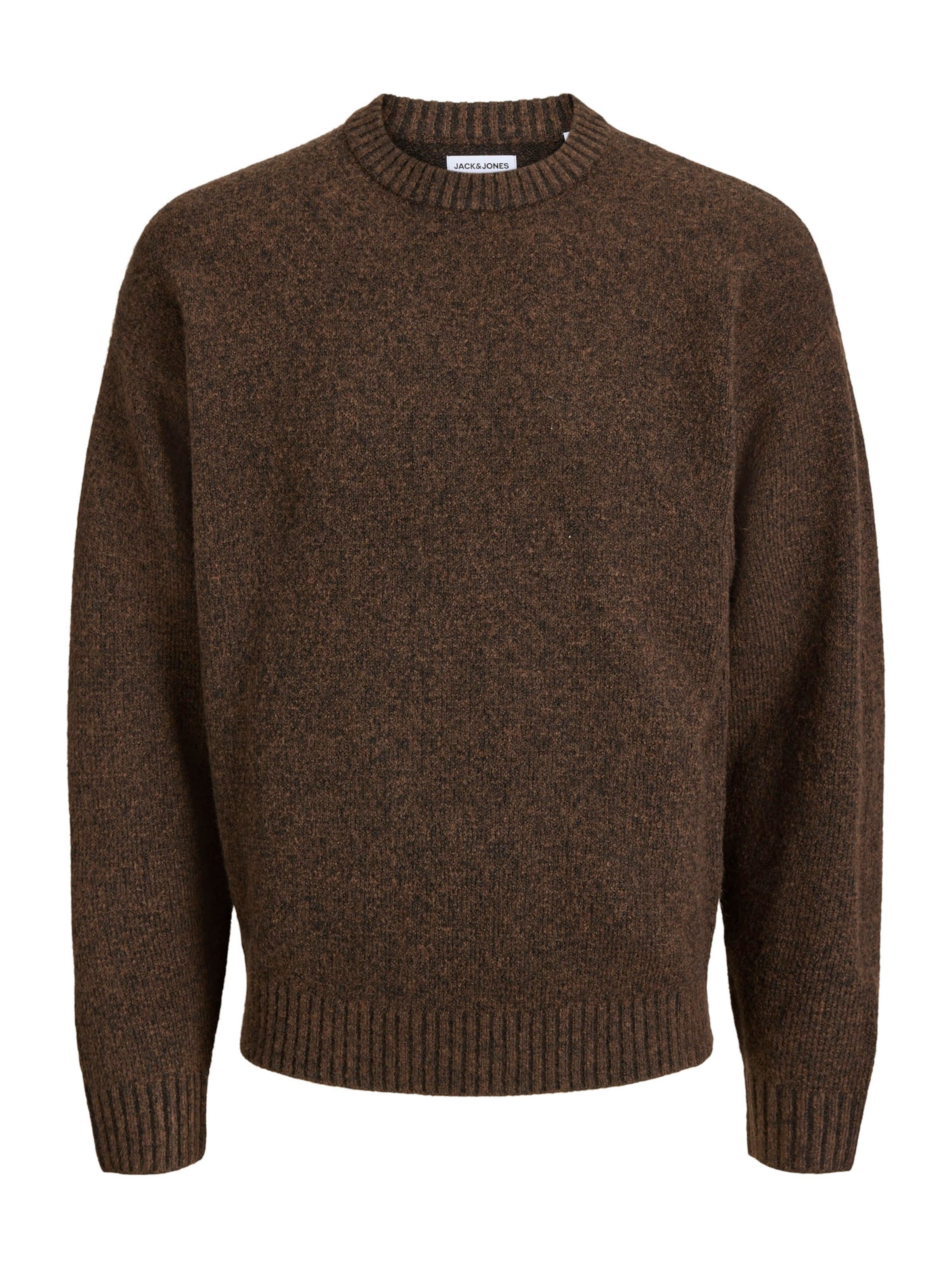 JACK & JONES Pullover 'JJESOHO OLLIE' in Braun: Vorderseite