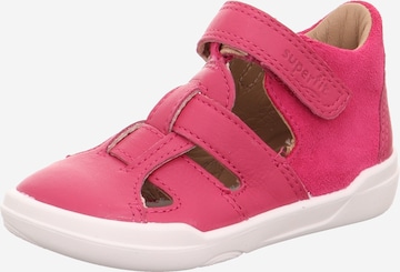 SUPERFIT Open shoes in Pink: front