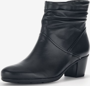 GABOR Ankle Boots in Black: front