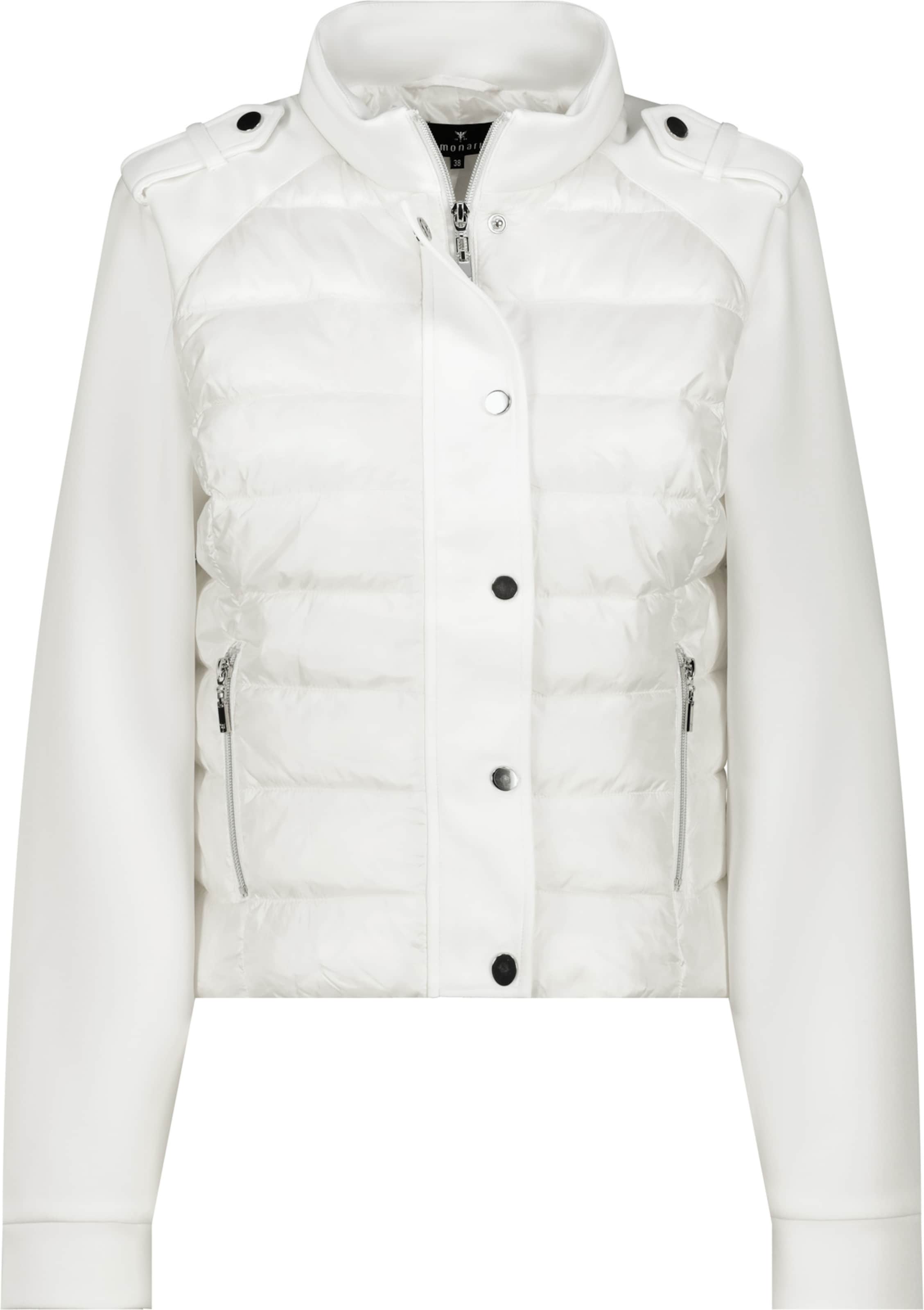 monari Between-Season Jacket in White: front