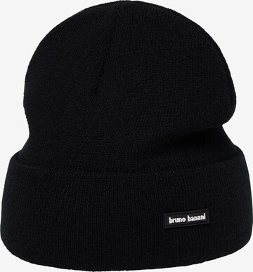 BRUNO BANANI Beanie 'Bonner' in Black: front