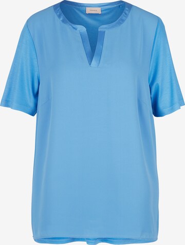 TRIANGLE Blusenshirt in Blau: front