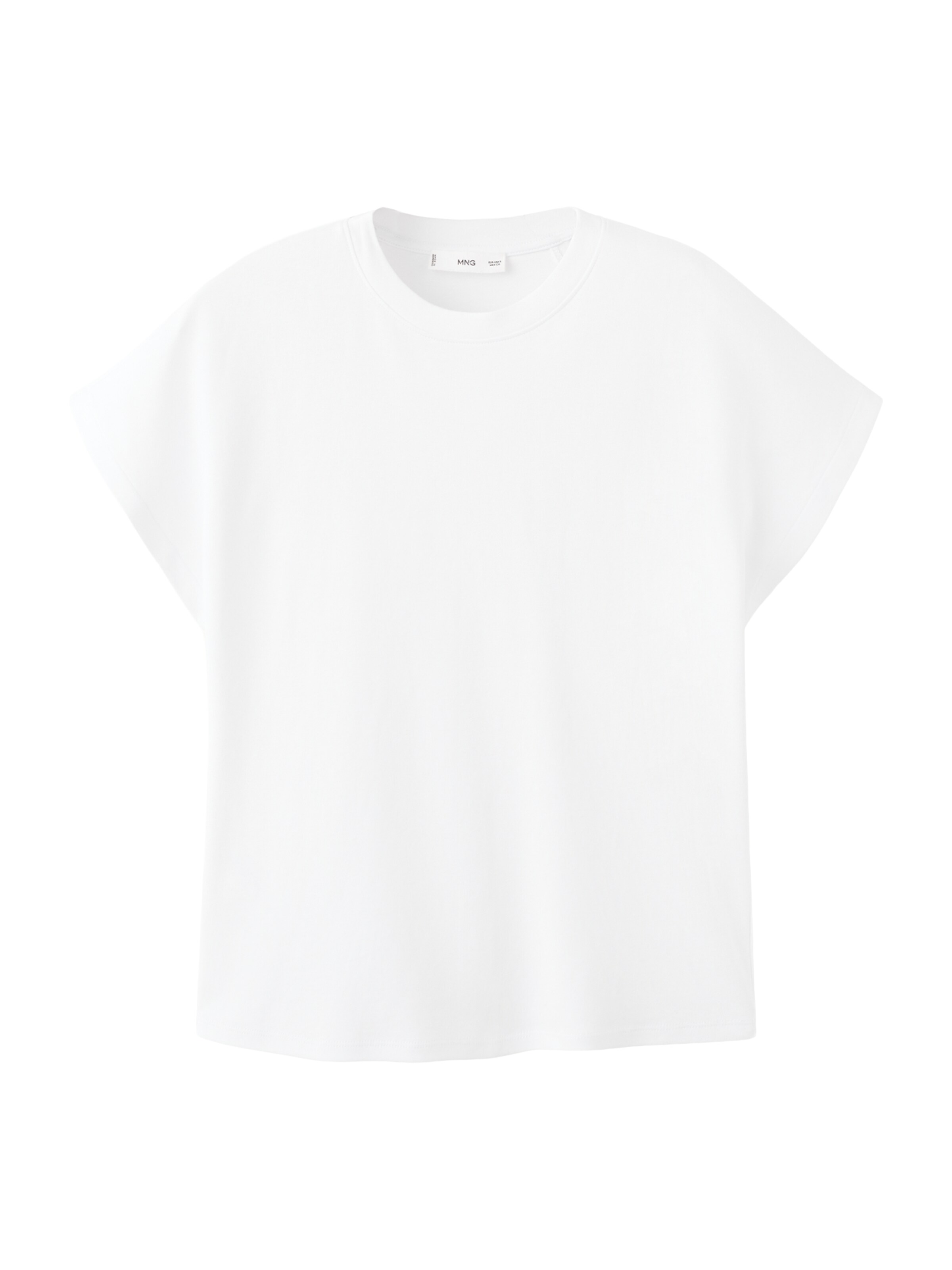 MANGO Tričko 'SEVILLA' - Biela: predná strana