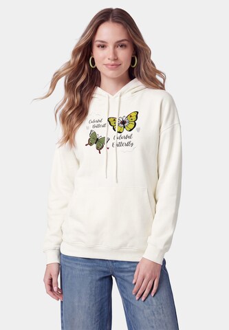 MYMO - Sudadera en blanco: frente