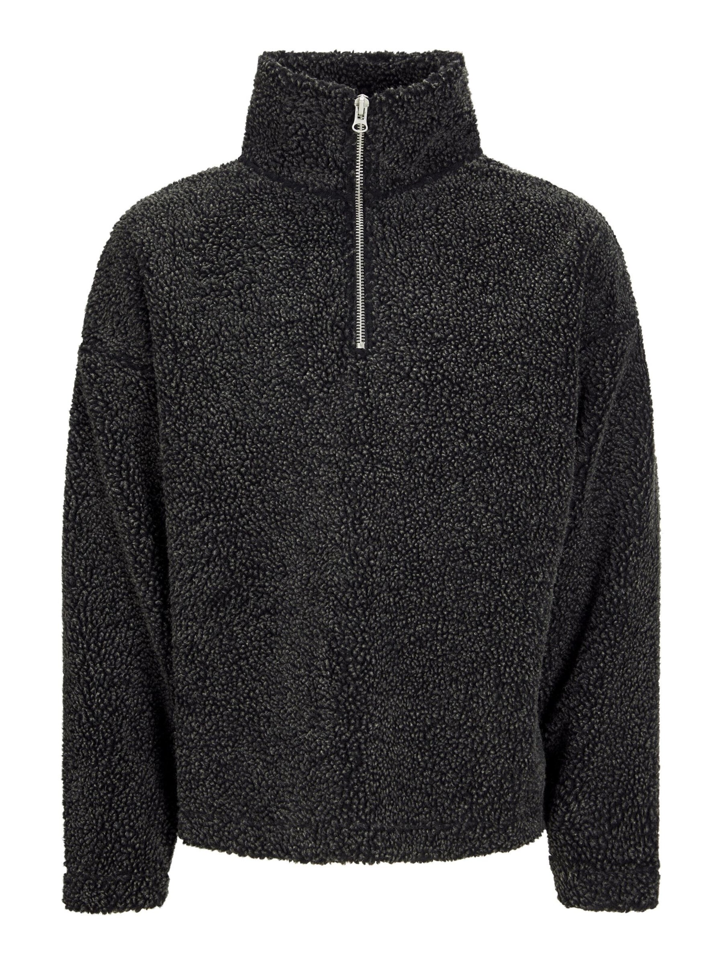 JACK & JONES Sweatshirt i sort: forside