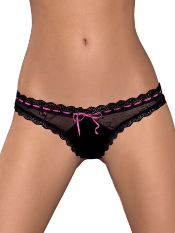 Obsessive String 'Melidia thong' in Schwarz