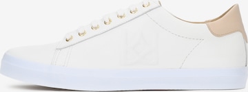 Sneaker bassa di Kazar in bianco: frontale