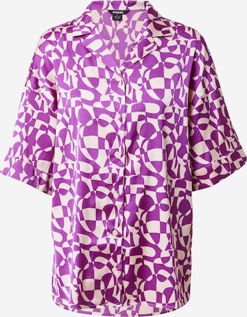 Monki Blouse in Lila: voorkant