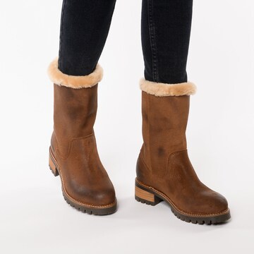 Blue Heeler Snow Boots 'Miracat' in Brown
