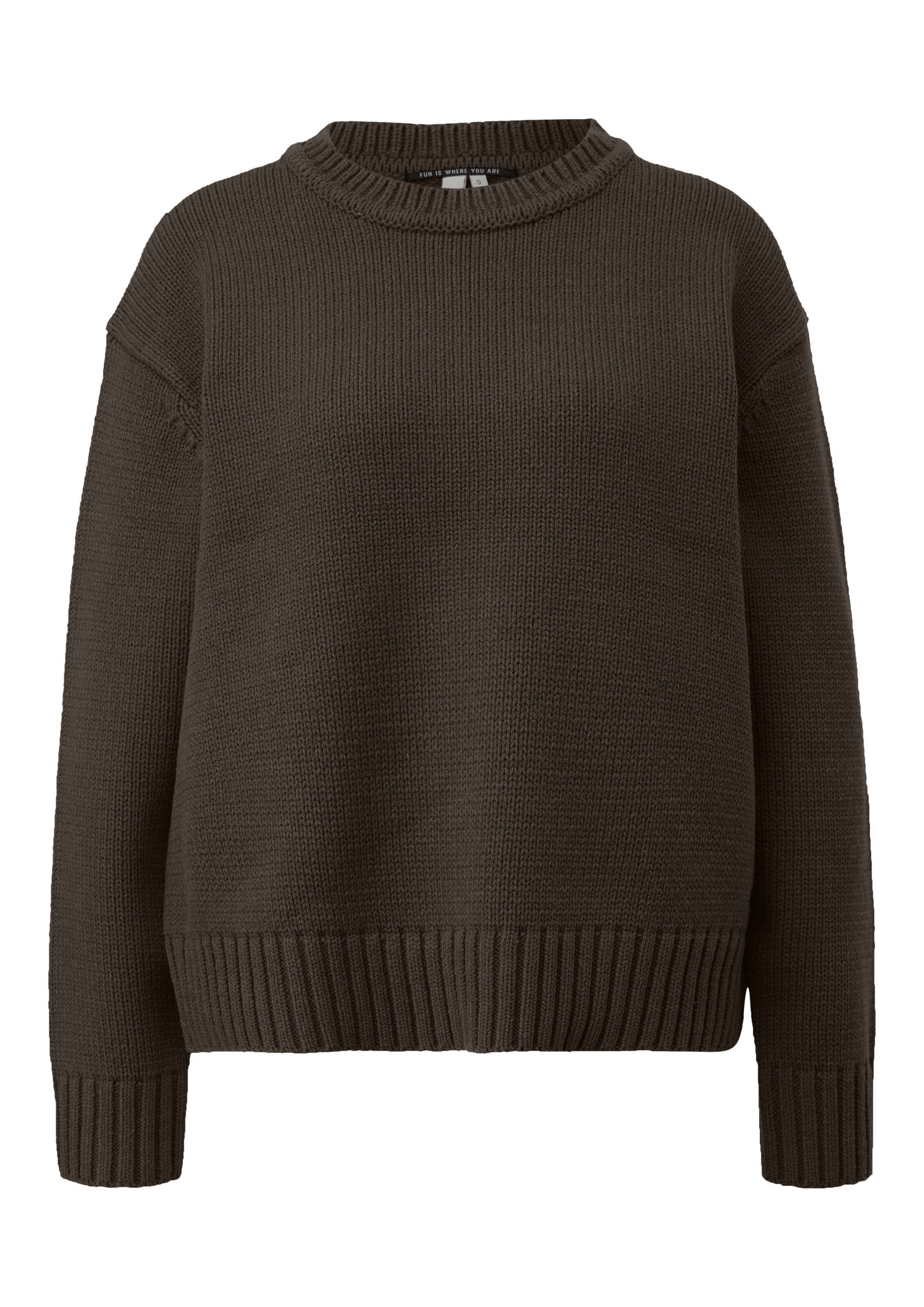 QS Pullover in Braun: Vorderseite