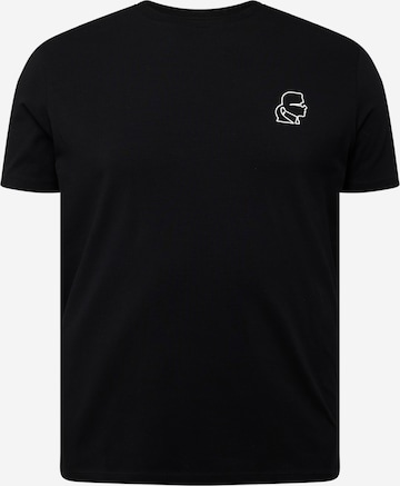 Karl Lagerfeld - Camiseta en negro: frente