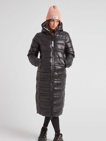 Cappotto invernale 'R4D' di JACK1T in nero: frontale
