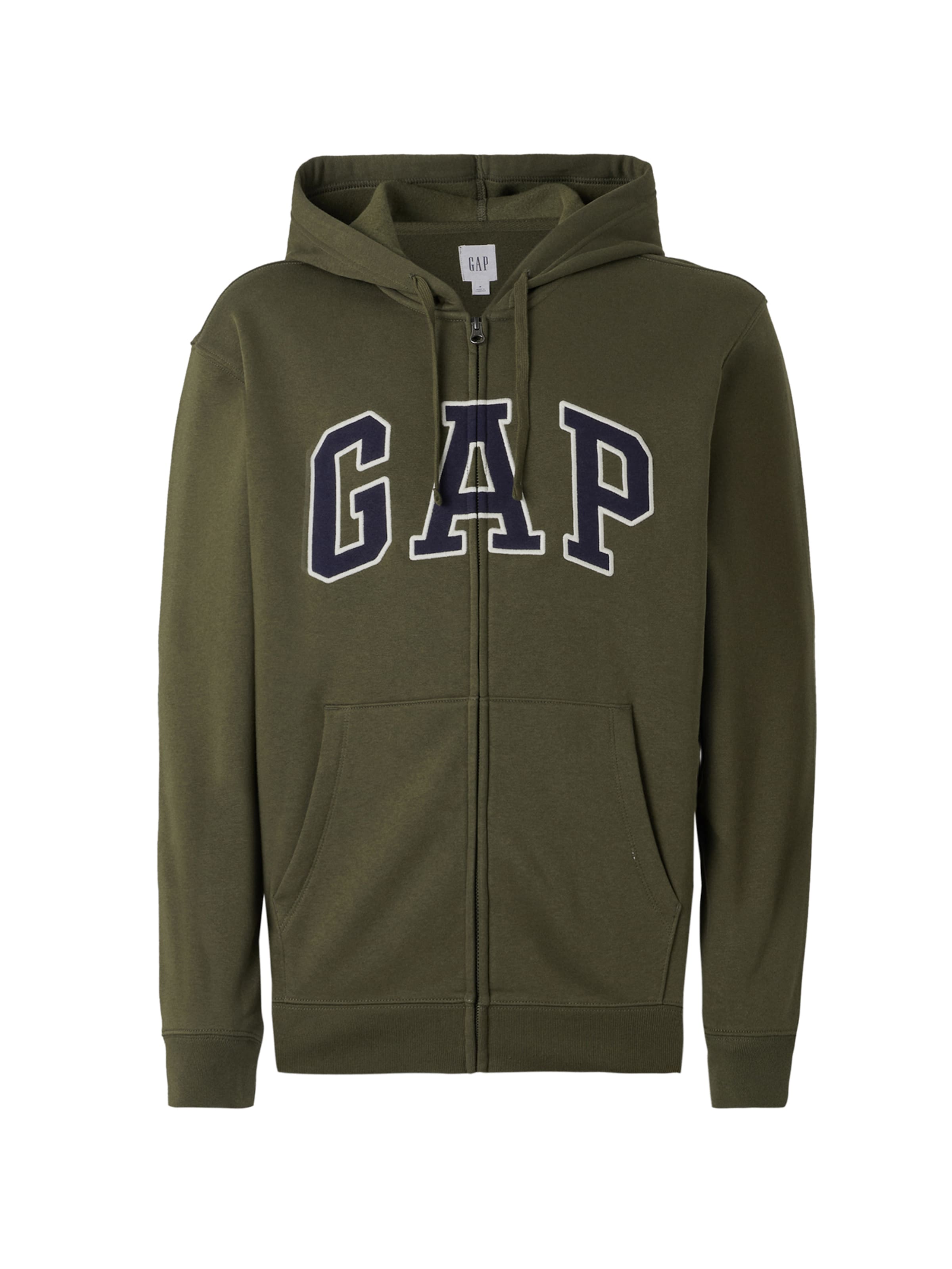 Hanorac 'HERITAGE' de la GAP pe verde: față