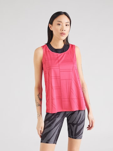 ONLY PLAY - Top desportivo 'FINA' em rosa: frente