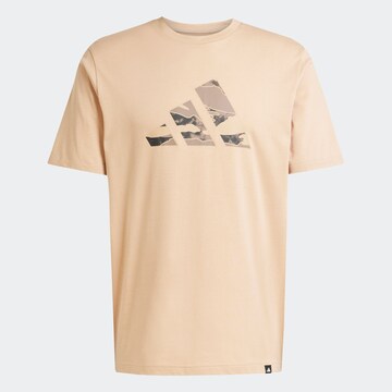 ADIDAS SPORTSWEAR Funktionsshirt in Beige: Vorderseite
