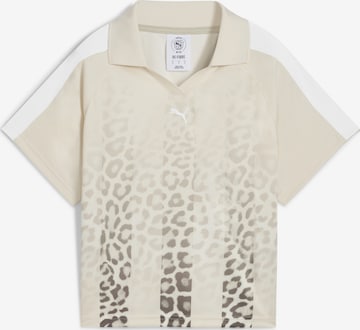 Maillot 'T7 Leo Luxe' PUMA en blanc : devant