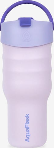 AquaFlask Láhev na vodu 'AquaFlask Termoláhev TUMBLER 887 ml' – fialová: přední strana