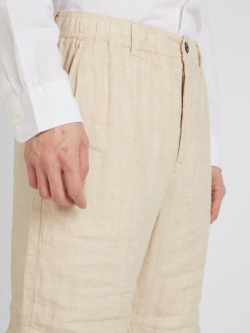 KnowledgeCotton Apparel - regular Pantalón plisado en beige