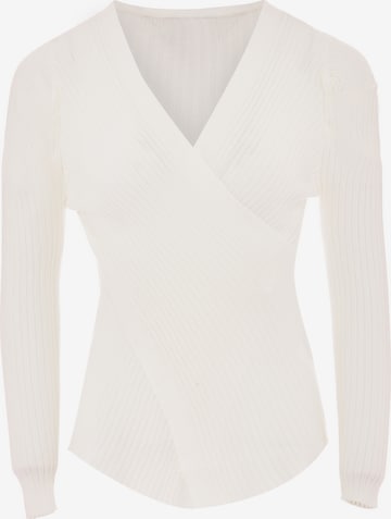 Sookie Sweater in White: front