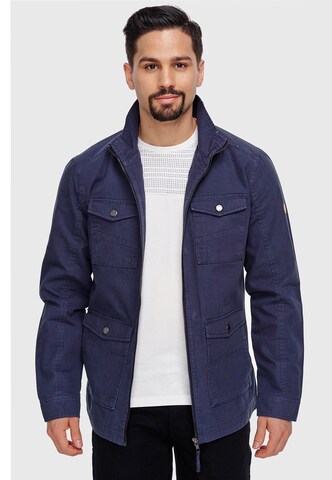 INDICODE JEANS Between-Season Jacket 'Blackburn' in Blue