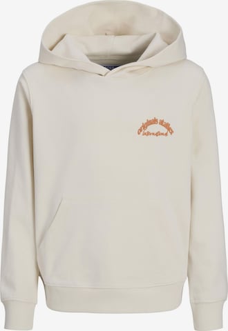 Sweat Jack & Jones Junior en blanc : devant