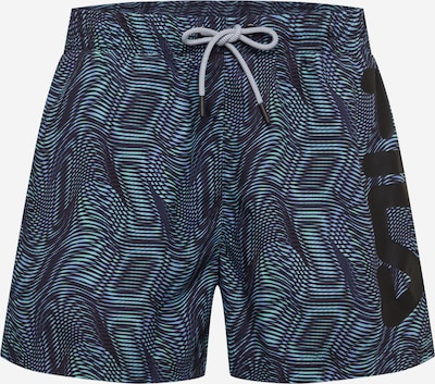 FILA Peldšorti 'MICHI', krāsa - zils / nefrīta / melns, Preces skats
