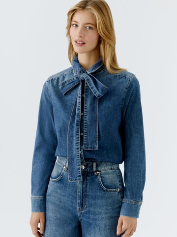 OUI Blouse in Blue: front