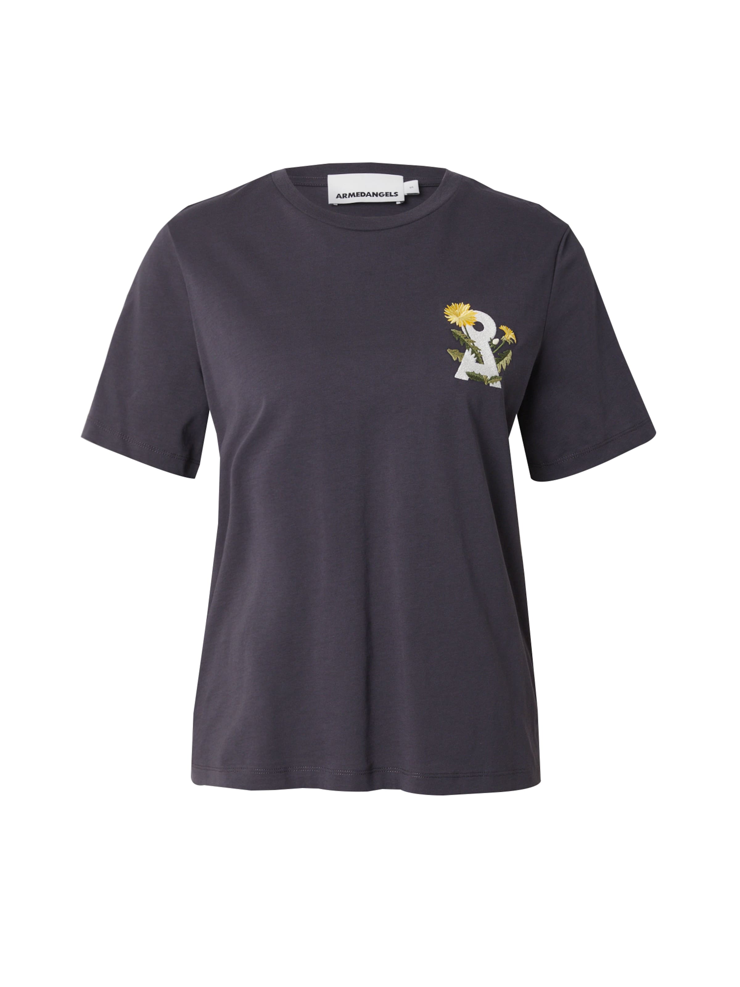 Maglietta 'LUALAA' di ARMEDANGELS in grigio: frontale