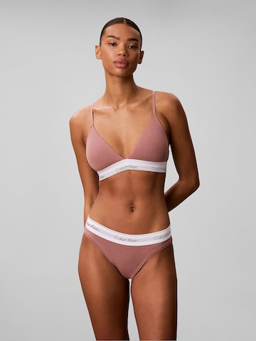 Slip Calvin Klein en violet : devant
