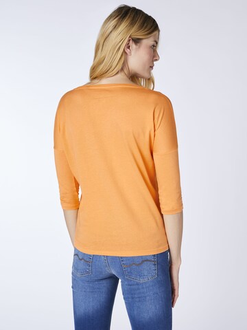 Oklahoma Jeans Longsleeve ' mit Ärmeln in 3/4-Länge ' in Orange