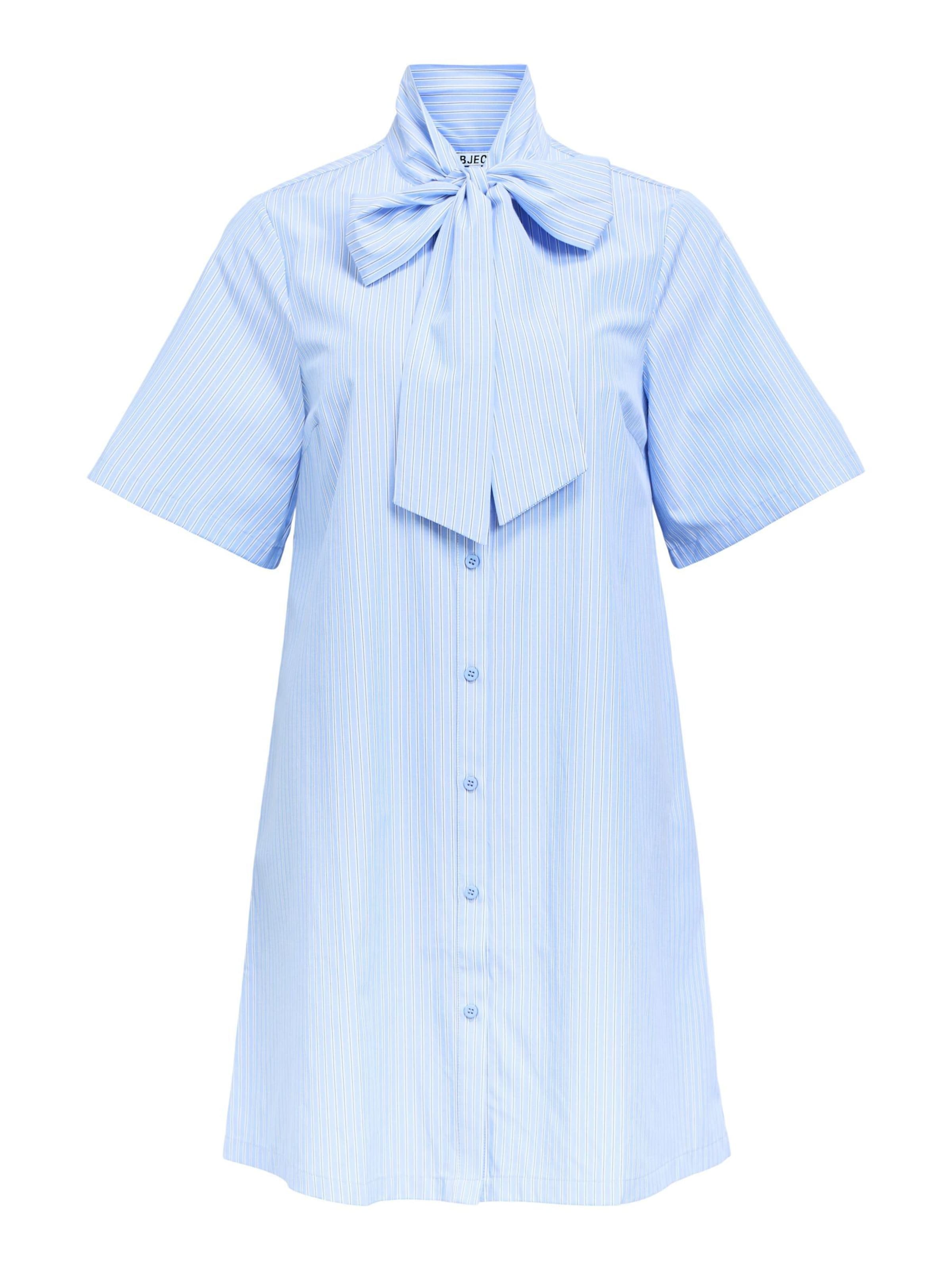 Abito camicia di OBJECT in blu: frontale