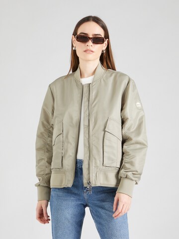 No. 1 Como Between-Season Jacket 'Novara' in Green: front