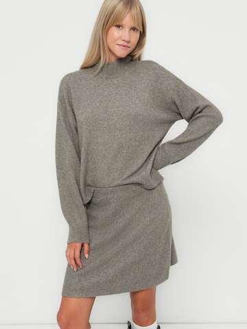 PIECES Spódnica 'PCMALOU' w kolorze brązowy