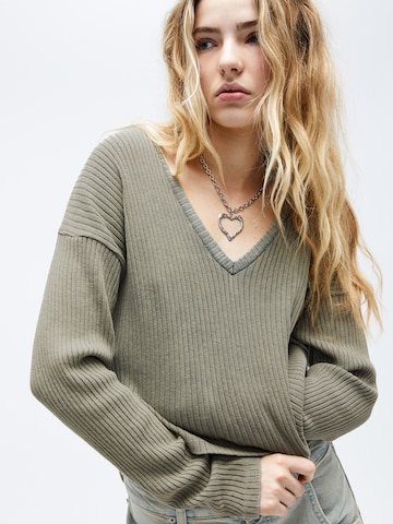 Pull-over Pull&Bear en vert