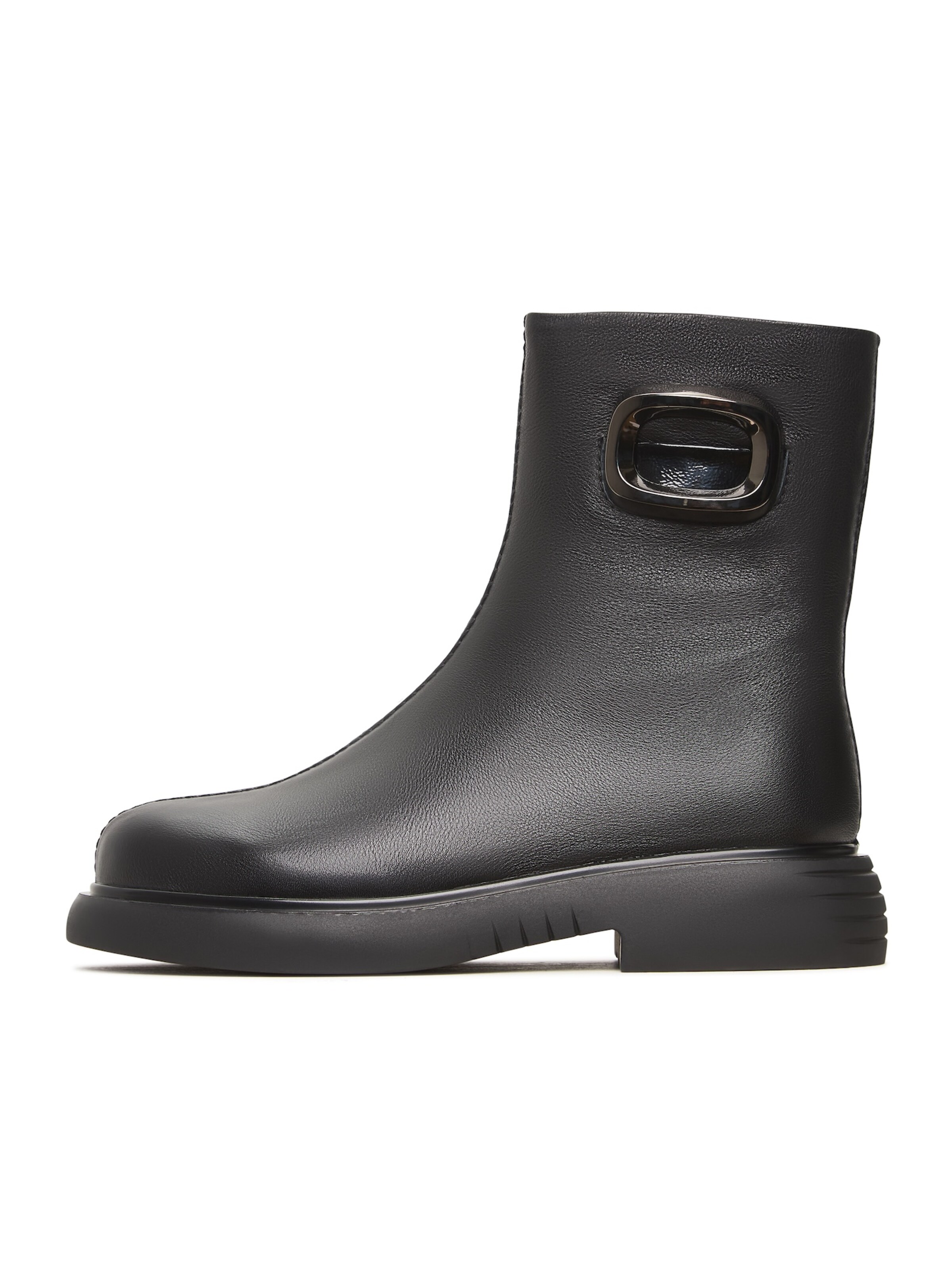Bottines CESARE GASPARI en noir : devant