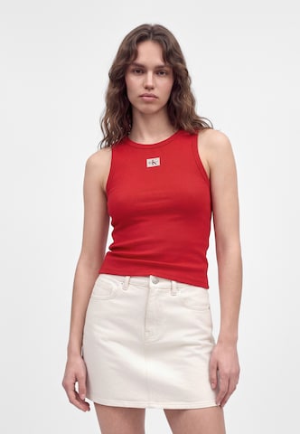 Calvin Klein Jeans Top in Red: front